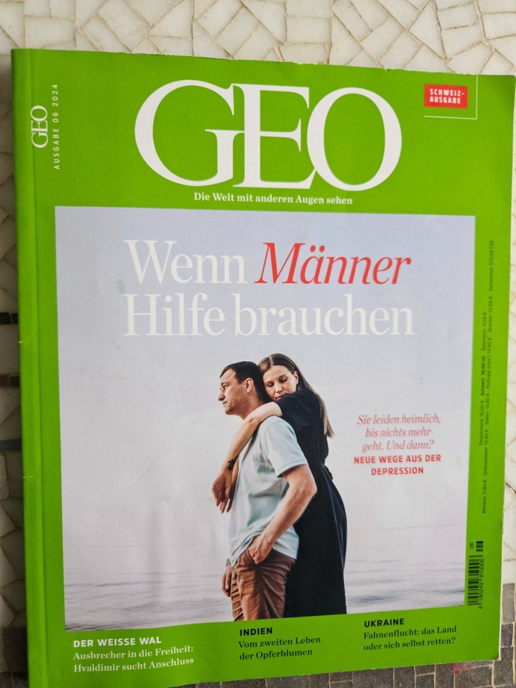 Riviste & Magazine: GEO, Wenn Männer Hilfe brauchen – Usato da Zürich venduto da lorenzo167