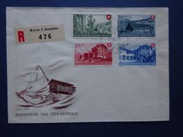 1948 Pro Patria FDC BERNE - in schöner Erhaltung