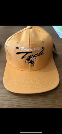 Georgia Tech Baseball Cap gelb/schwarz neu