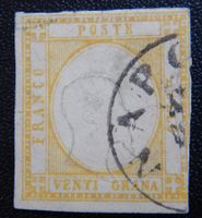 Italien Kat. 7 gest. 1861 Kat. 1'600 Euro helle Stelle Repar