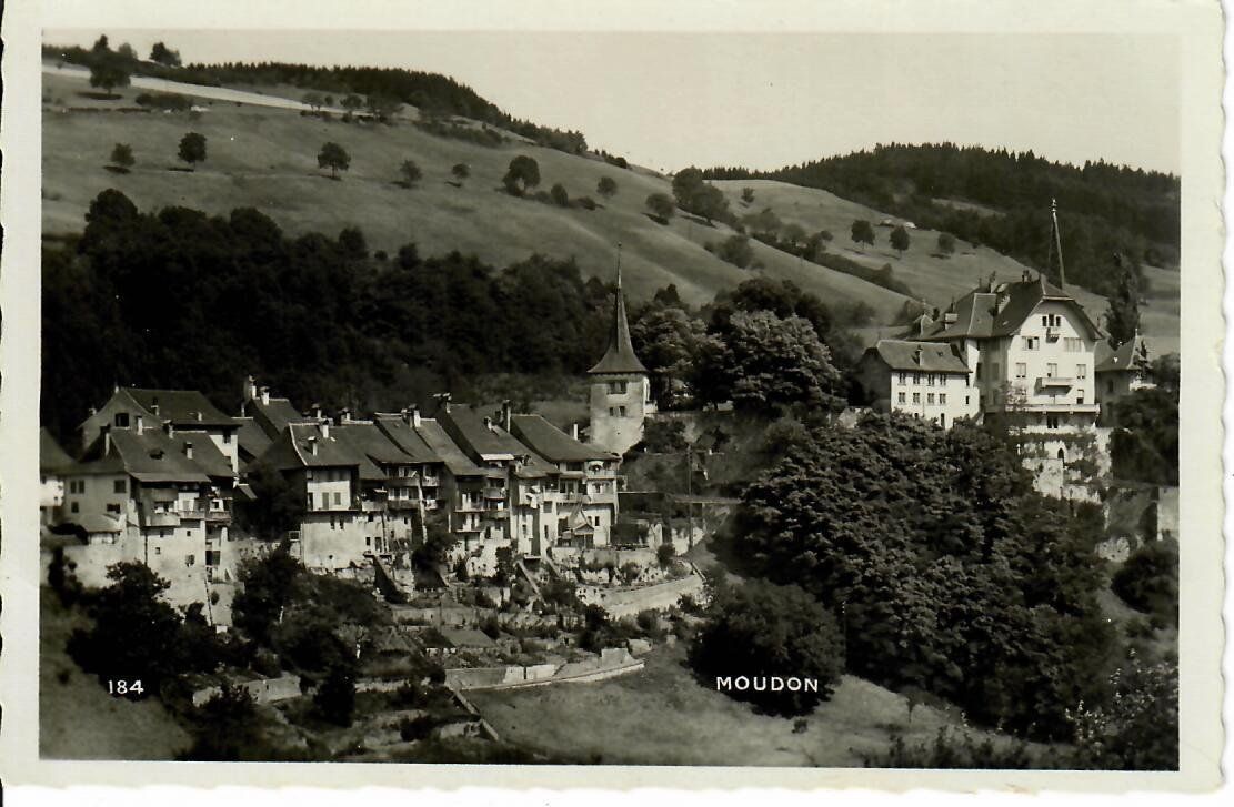 Ansichtskarten: Moudon  1939 – Gebraucht aus Hochdorf von Ziegel-16