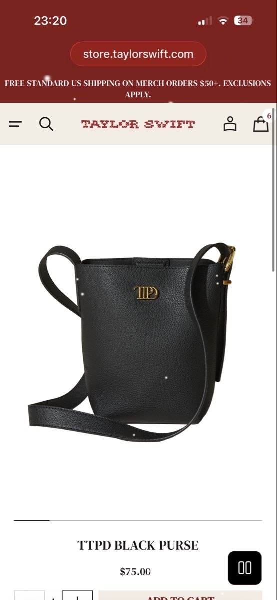 Borse da donna: Taylor Swift TTPD Tasche Neu – Nuovo e nell'imballaggio originale da Dietlikon venduto da mullimaus2011 1