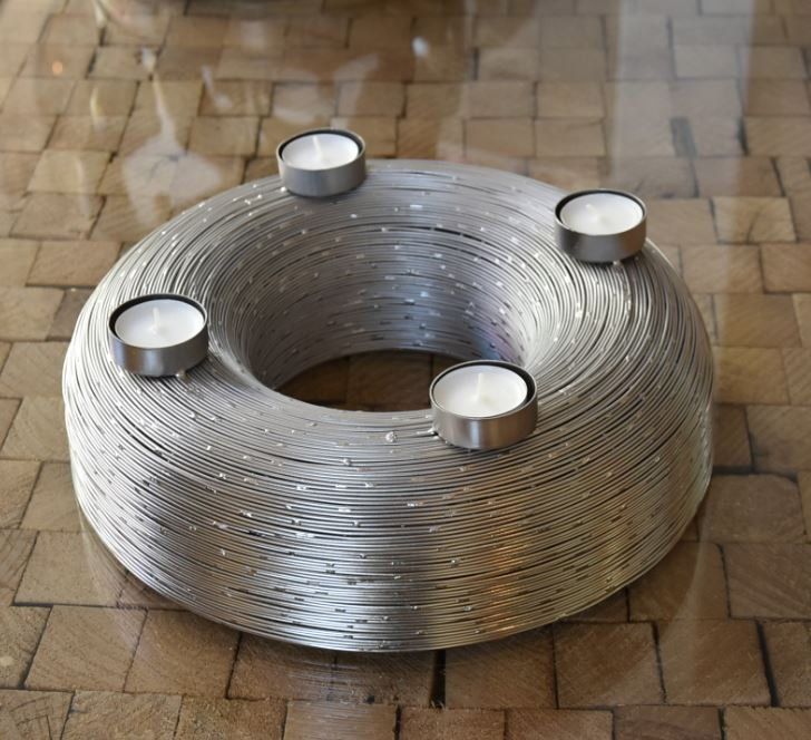 Bougeoirs: Kerzenkranz Metall – D'occasion à Menziken par _Goldis_ 3