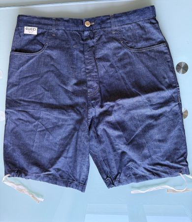 GUCCI Denim Kurze Bermuda Short Hose 48 / 32 NEU 💯 Original