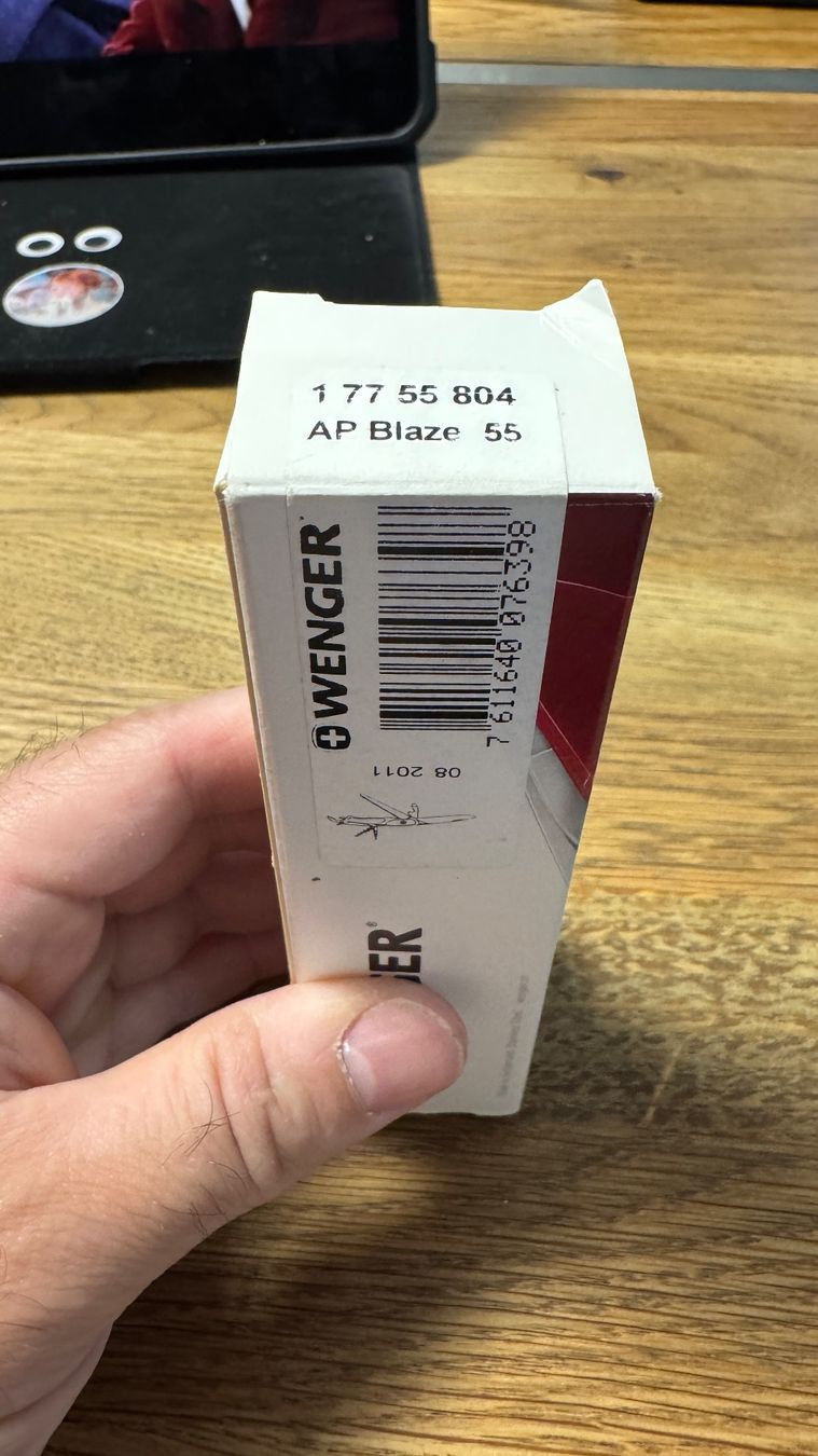 Wenger Couteaux de poche: Wenger Sackmesser AP Blaze 55 Jäger Version Fabrikneu – Neuf avec emballage d'origine à Burgdorf par Catbagger64 2