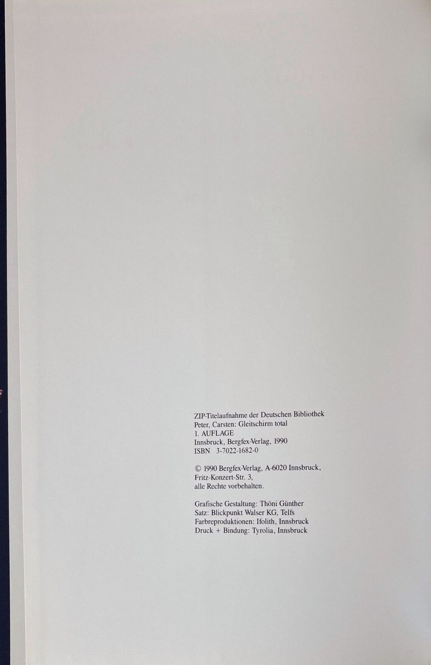Libri: Carsten Peter, Gleitschirm total – Nuovo (secondo la descrizione) da Sarnen venduto da Livres 4