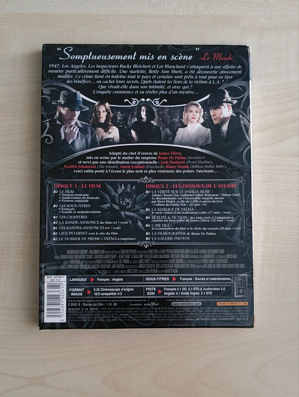 Tutti i DVDs: Le Dahlia noir - DVD – Usato da Sion venduto da dor_8hwv 1