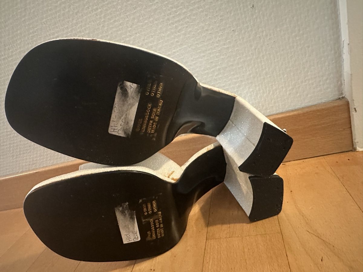 Scarpe da donna: Tamara Fashion Silver Glitter Platform Heels, Size 39 – Usato da Zürich venduto da kas_g26m 4