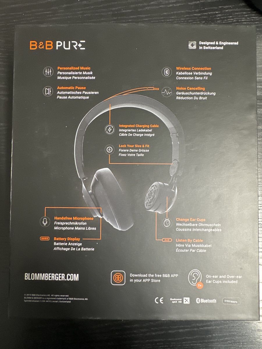 Cuffie: B &B Pure Kopfhörer NEU – Nuovo e nell'imballaggio originale da Gampelen venduto da Steuer0 2