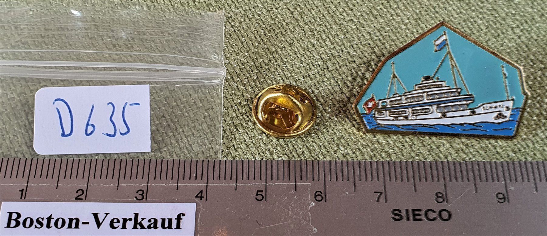 Placchette & Badge: D635 - Schiff Schwyz Vierwaldstättersee – Usato da Reinach BL venduto da Boston-Verkauf 3