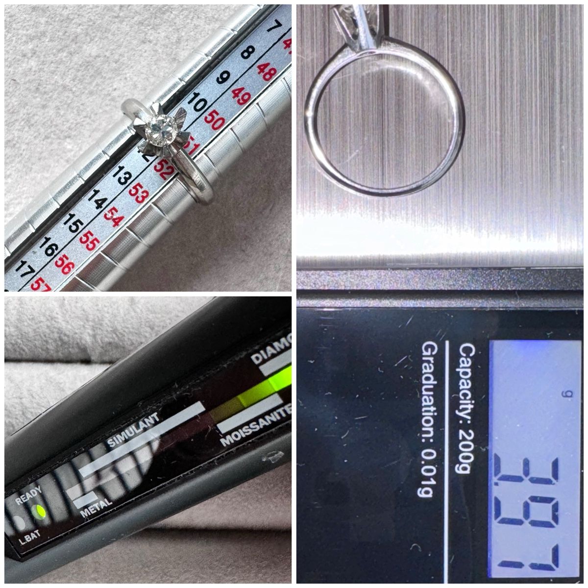 Ringe: Diamant Solitär Ring Diamantring aus Platin 0.28ct – Gebraucht aus Kriens von hannaandkiko 9
