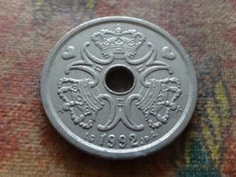 DANEMARK  1  Krone  1992  (Z)