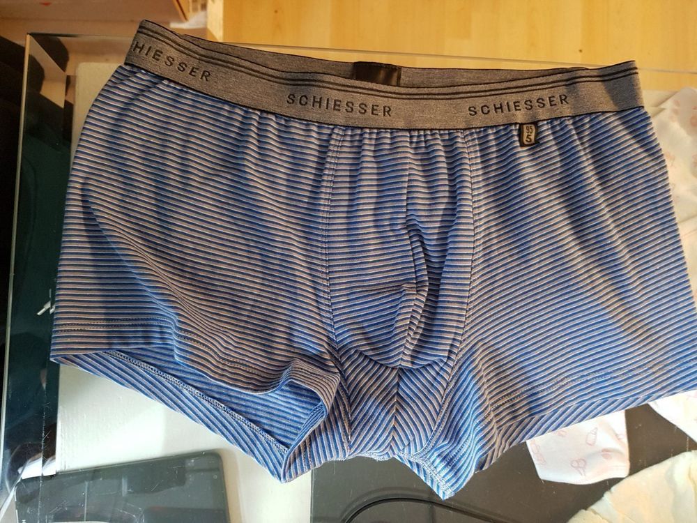 Schiesser Shorts Uomo - Boxer A Pantaloncino Comfort Fit In Cotone Ed Elastan - 3