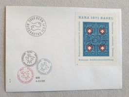 (266)  «NABA 1971 BASEL» mit ET Stempel