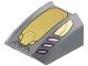 Lego Dark Bluish Gray Slope, Curved 2 x 2 Lip 4 Stück