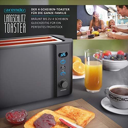 Küchengeräte: Edelstahl Toaster Langschlitz 4 Scheiben Defrost – Neu und originalverpackt aus Hundwil von tec_mm27 6
