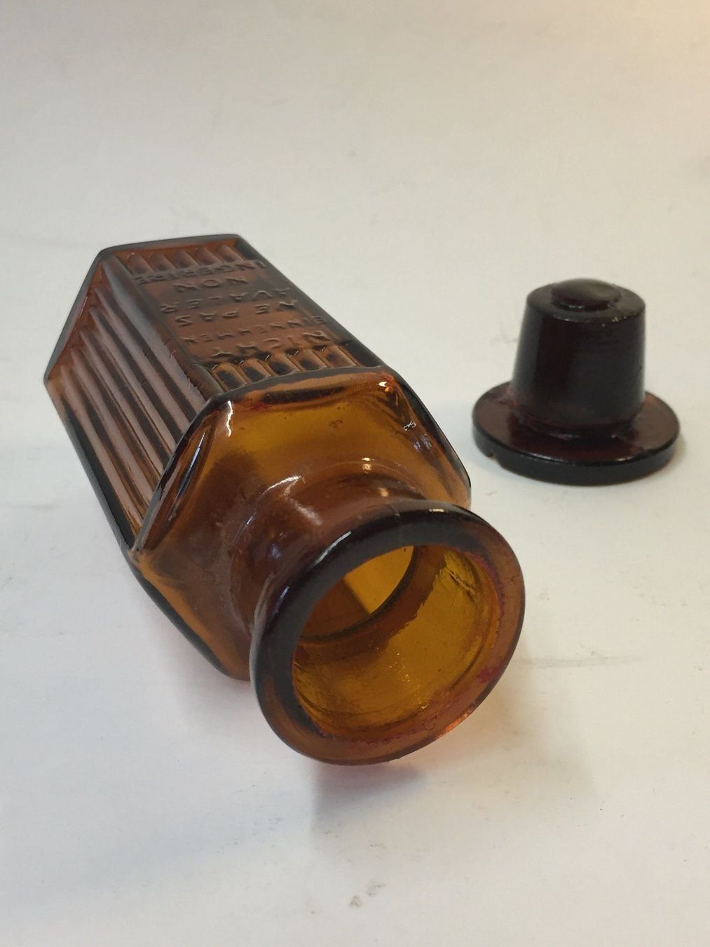 Accessori da laboratorio: Antike Apotkekerflasche mit Glasdeckel – Usato da Schaffhausen venduto da vintageworld 5