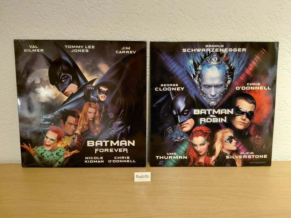 Tutti i DVDs: LaserDisc NTSC USA Batman Forever + Batman & Robin – Usato da La Chaux-de-Fonds venduto da Ried2-D2