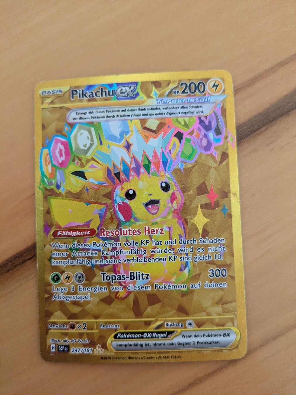 Pokémon Cartes à collectionner: Pikachu ex 247/191 – D'occasion à Ehrendingen par Lilamon