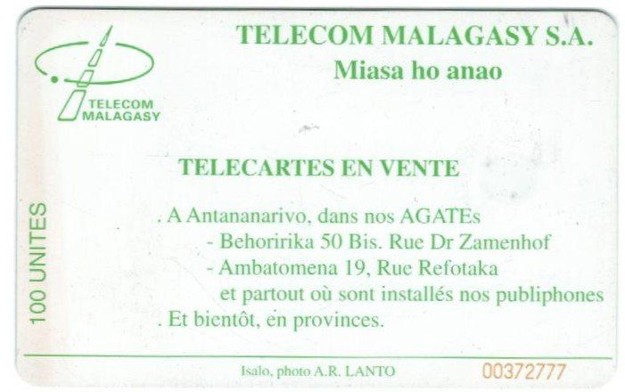 Schede telefoniche: Telefonkarte Madagaskar – Usato da Zürich venduto da Tolima194 1