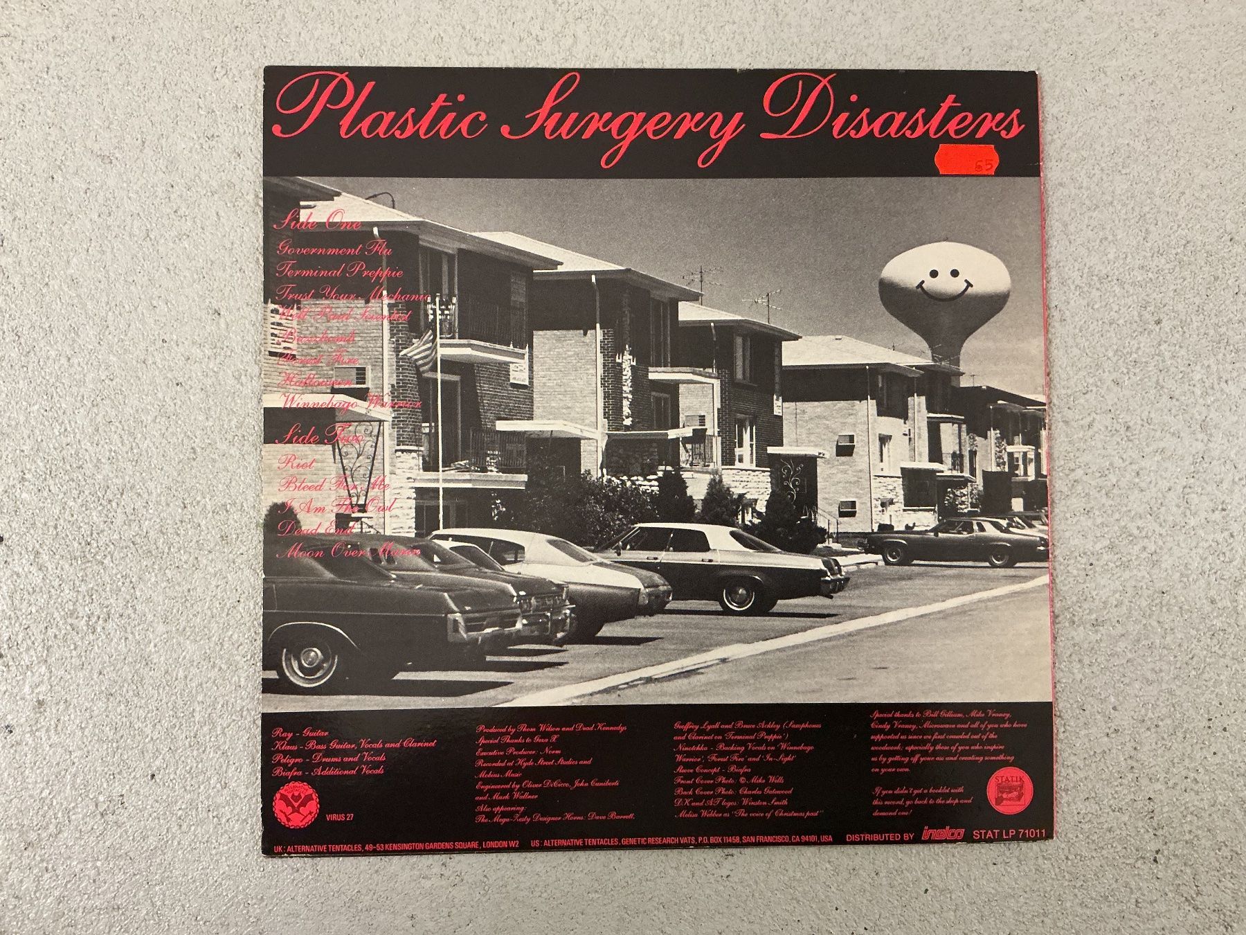 Schallplatten: Dead Kennedys LP - Plastic Surgery Disasters – Gebraucht aus Winterthur von Tumko-Vinyl 2