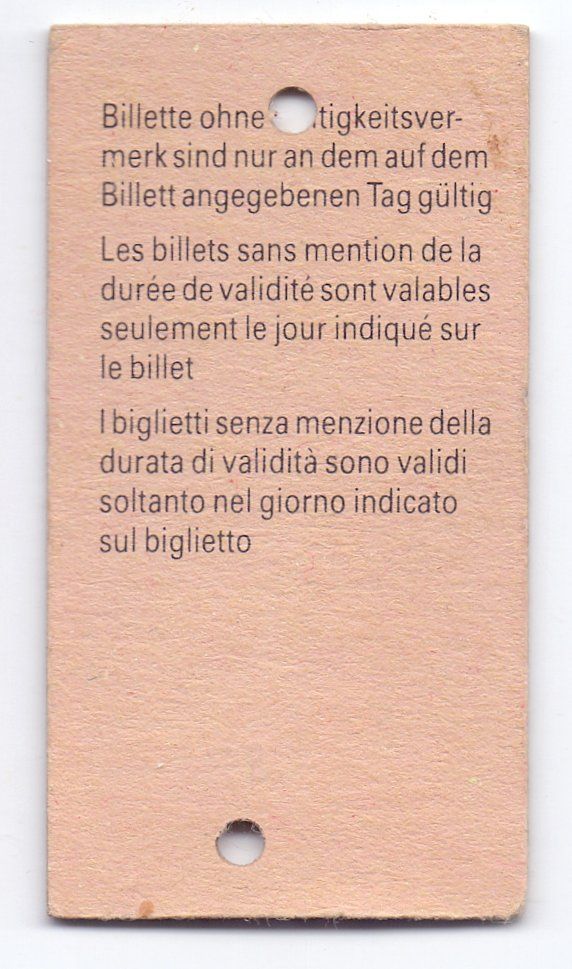 Biglietti: Billette Flamatt - Bern – Usato da Langenthal venduto da Sammlungs_aus 1