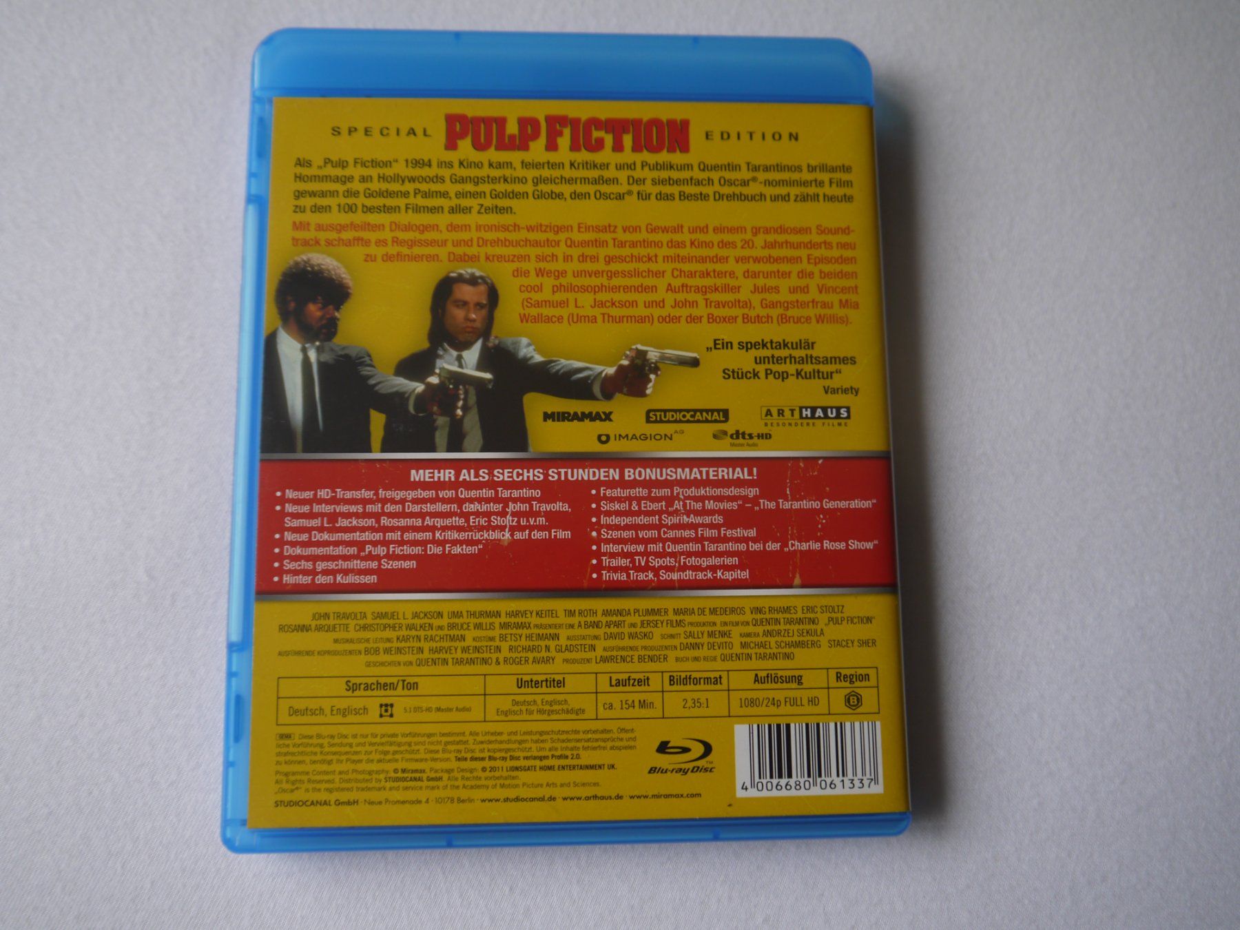 Tutti i DVDs: PULP FICTION – Usato da Hagendorn venduto da Blaf 1