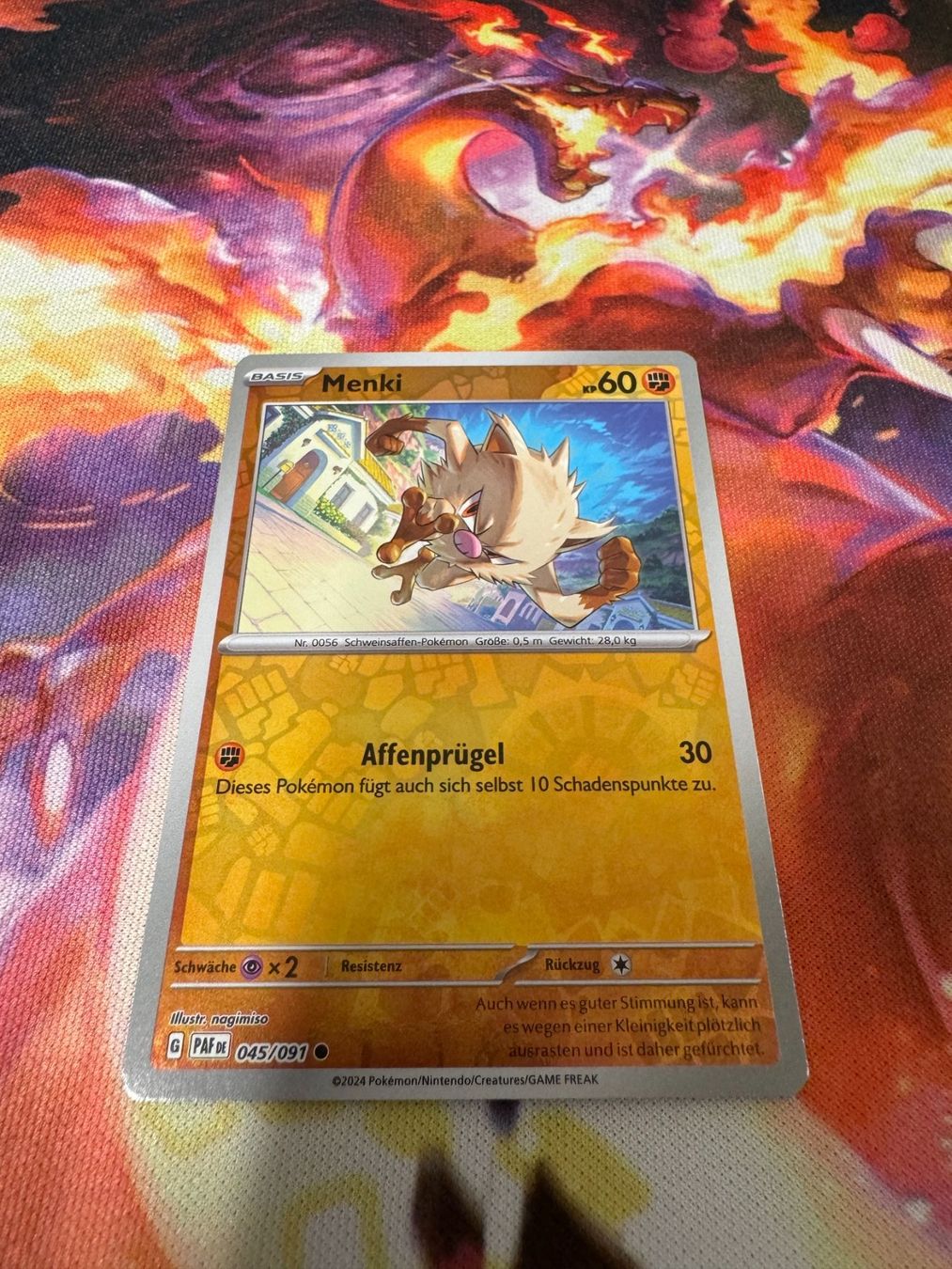 Pokémon Carte collezionabili: Menki (PAF 045) / Reverse Holo / Paldeas Schicksale – Nuovo (secondo la descrizione) da Bülach venduto da CherryBlu