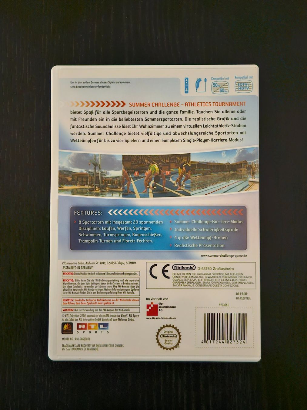 Nintendo Giochi: Summer Challenge Athletics Tournament (Wii) – Usato da Zürich venduto da sodamnme 2