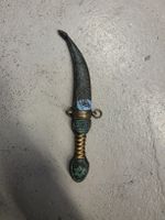 Dekorationsdolch mit Scheide "Israel" Messing/Metall