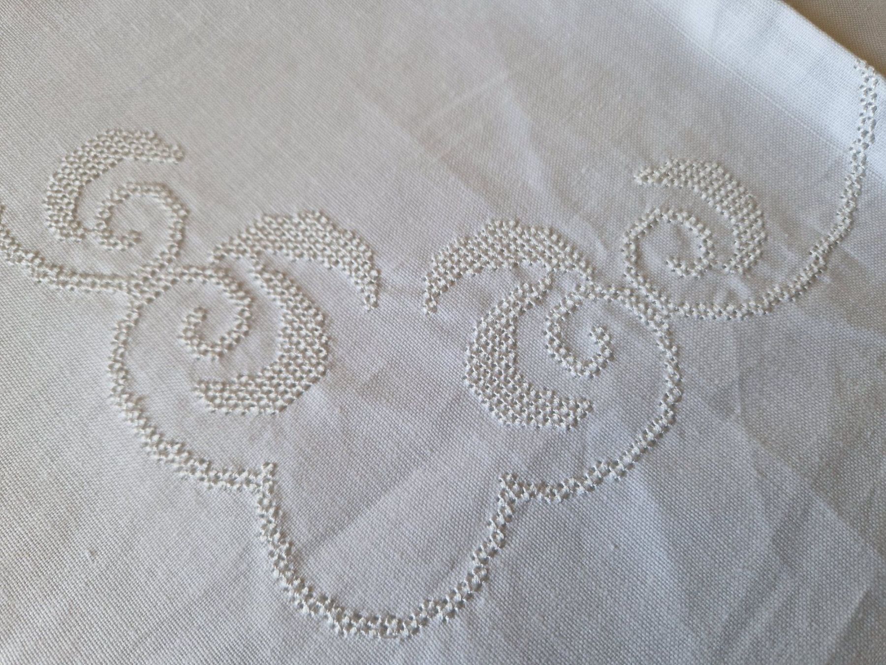 Biancheria da letto: Wunderschöne Vintage Bettwäsche-Garnitur, Baumwolle – Nuovo e nell'imballaggio originale da Bern venduto da Antikbatik 6