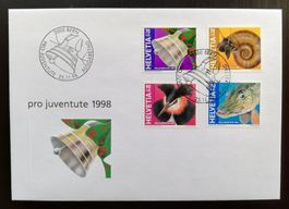 Schweiz FDC Pro Juventute 1998