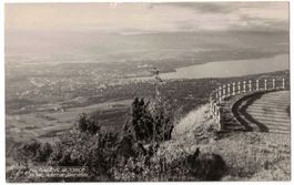 Au Salève, vue sur Genève et le Léman, vers 1925-30
