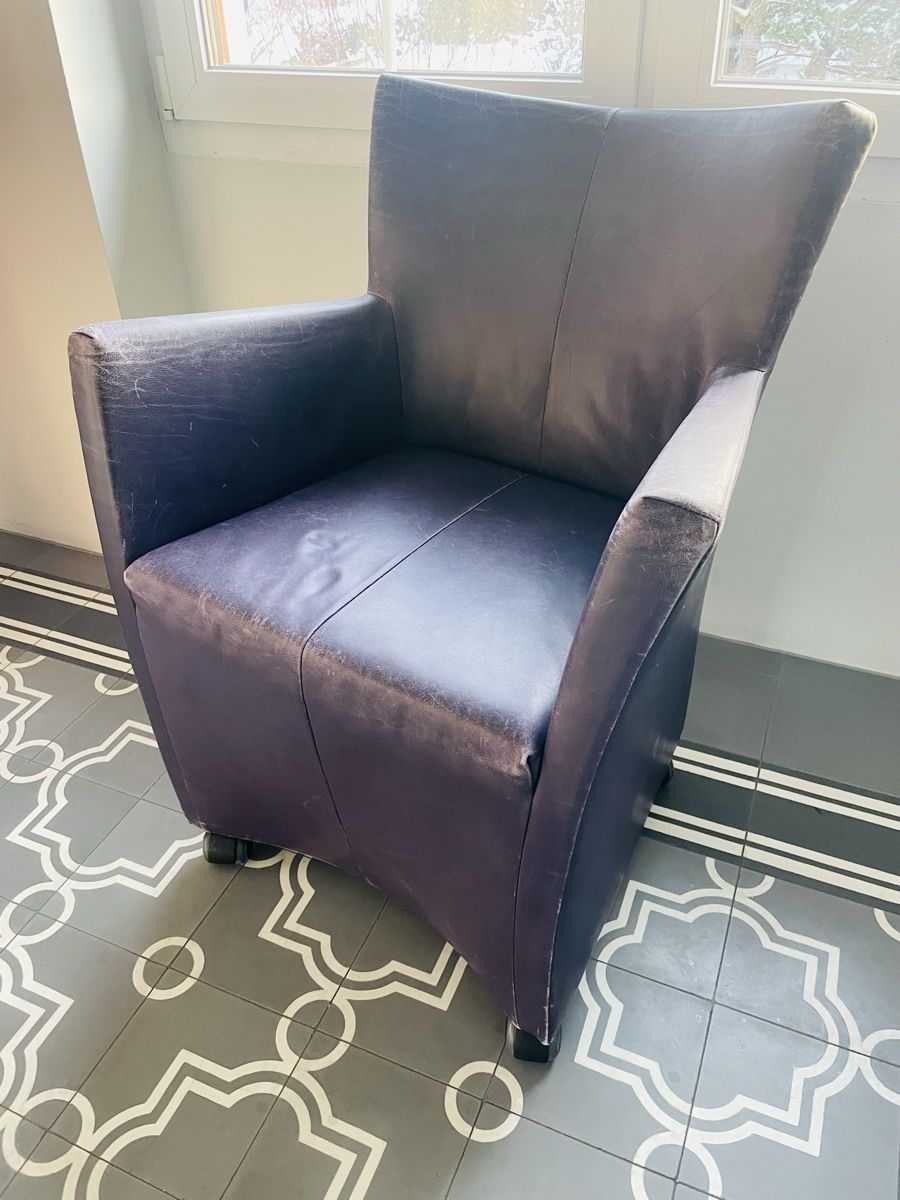 Pfister Poltrone: MONTIS Ledersessel mit Rollen – Usato da St. Gallen venduto da Bt5 3