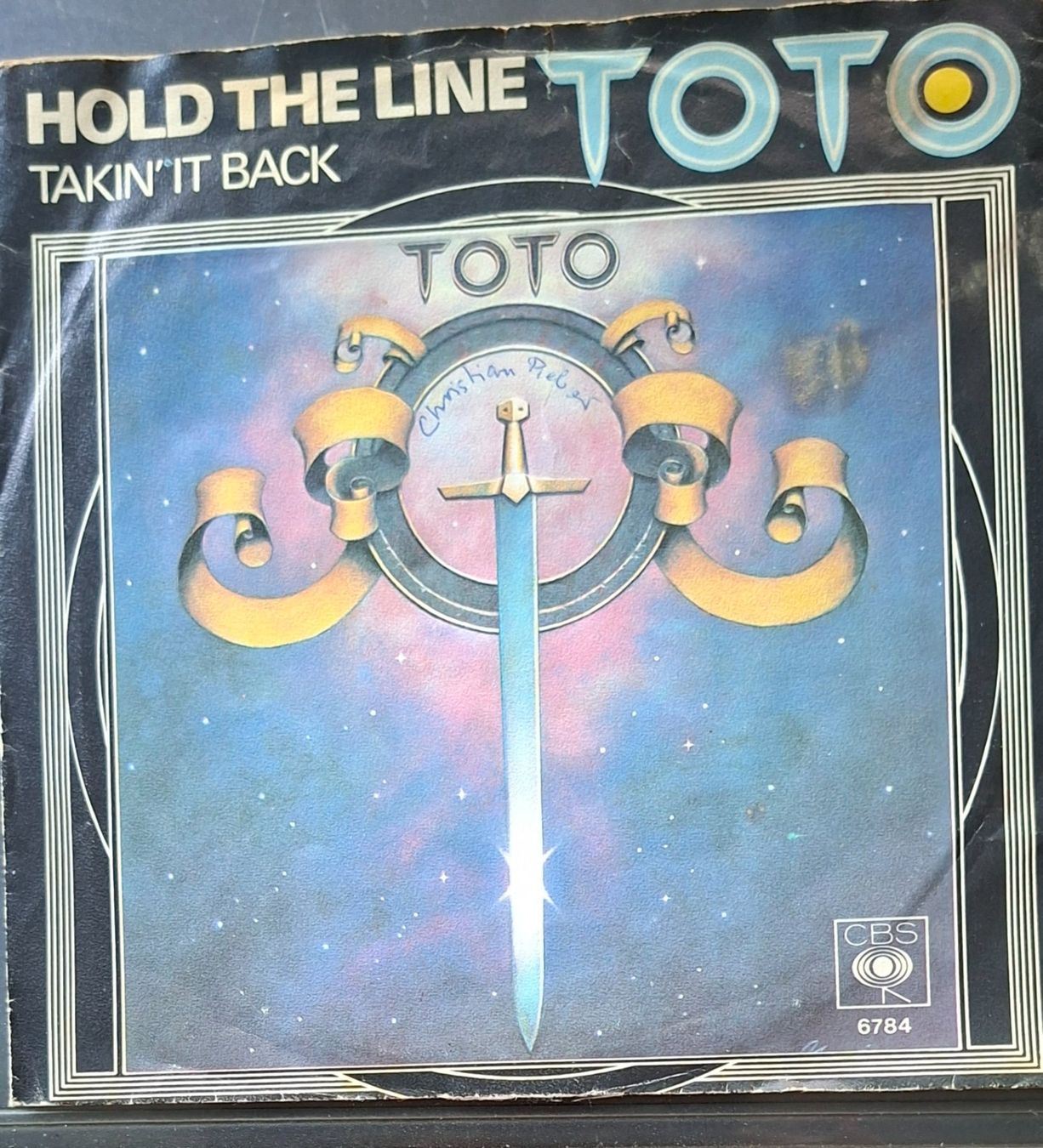 Dischi in vinile: Vinyl-Single Toto - Hold The Line – Usato da Langenthal venduto da Modo39