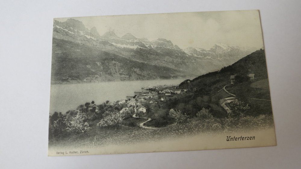 Cartoline postali: Unterterzen / SG - 1912 – Usato da Jona venduto da centumprata