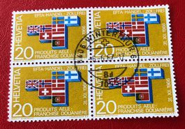 4 er Block Nr.447 mit Stempel