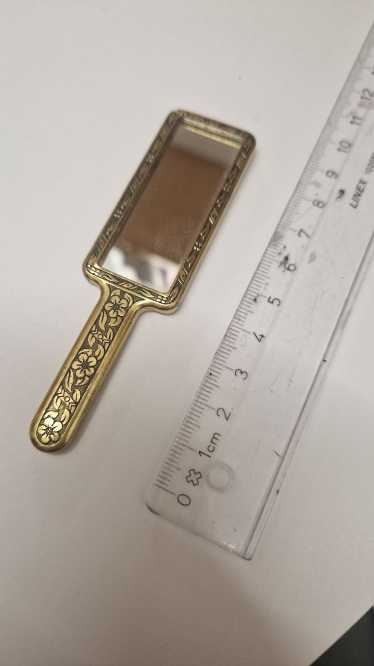 Specchi: Petit miroir de poche ancien – Usato da Collombey venduto da Preloveditems