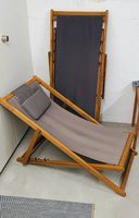 Liegestuhl TAN grau