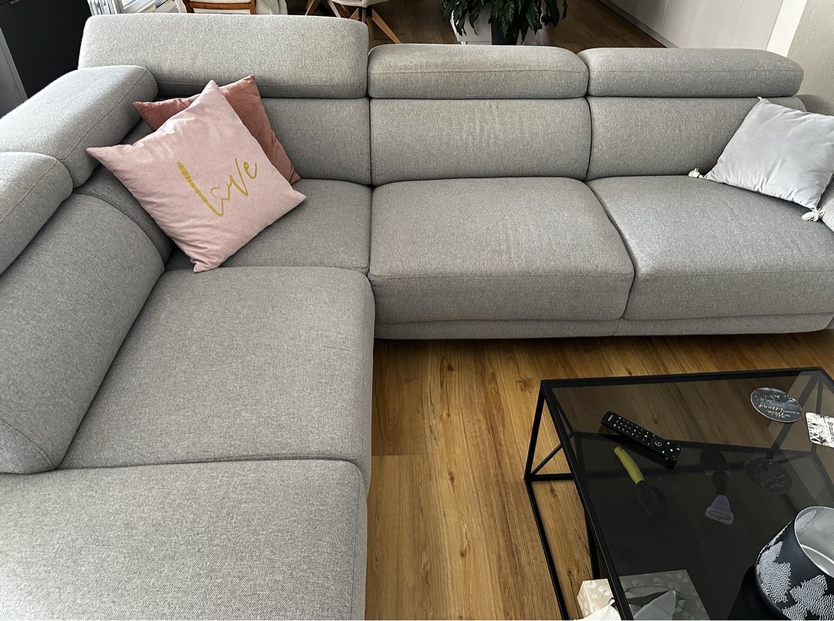 Pfister Divani: Grosses Ecksofa in Grau von Pfister – Usato da Ermenswil venduto da sab_5lvq 1
