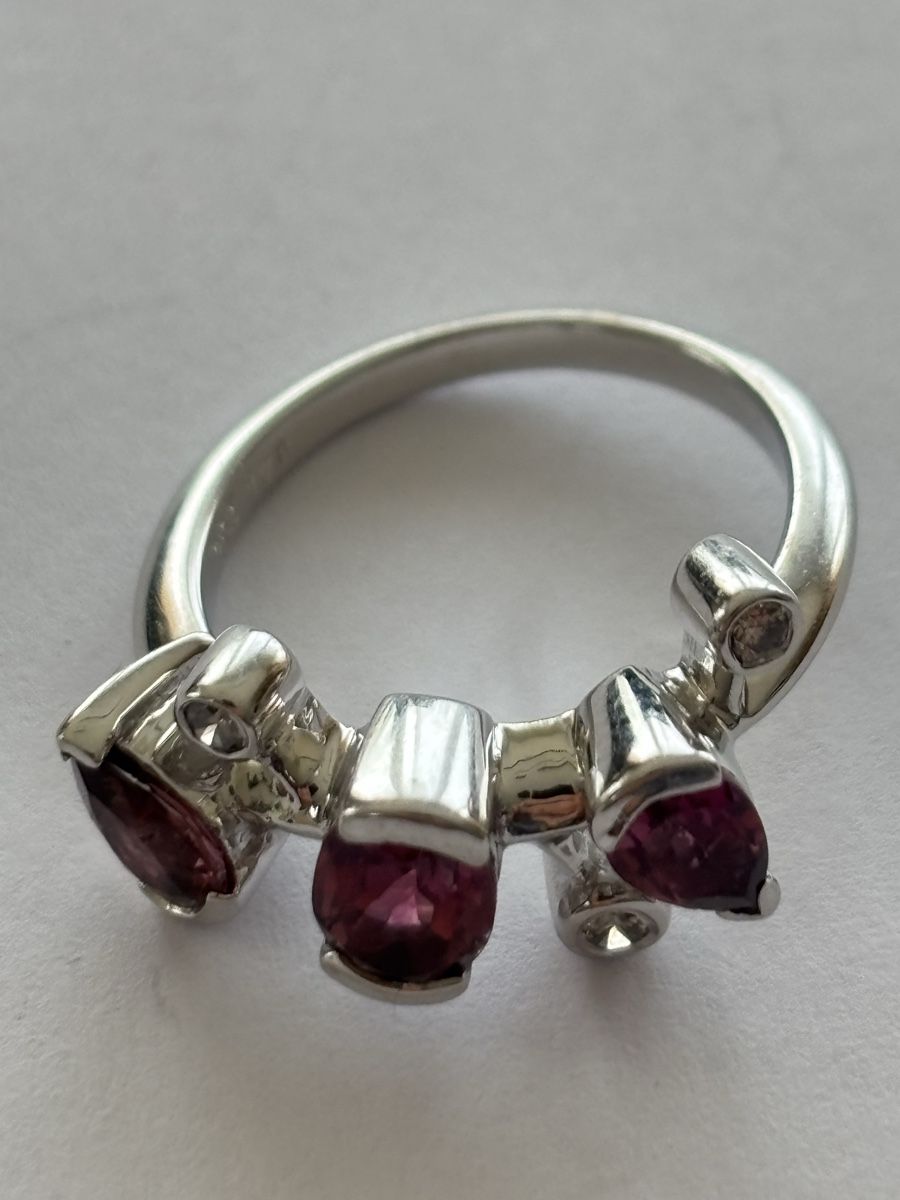 Anelli: Weissgold Ring / Diamanten 18 Karat – Usato da Langnau am Albis venduto da flusspflege 4