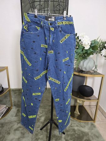Love Moschino Jeans Damen blau Grösse 28 mit Print neu