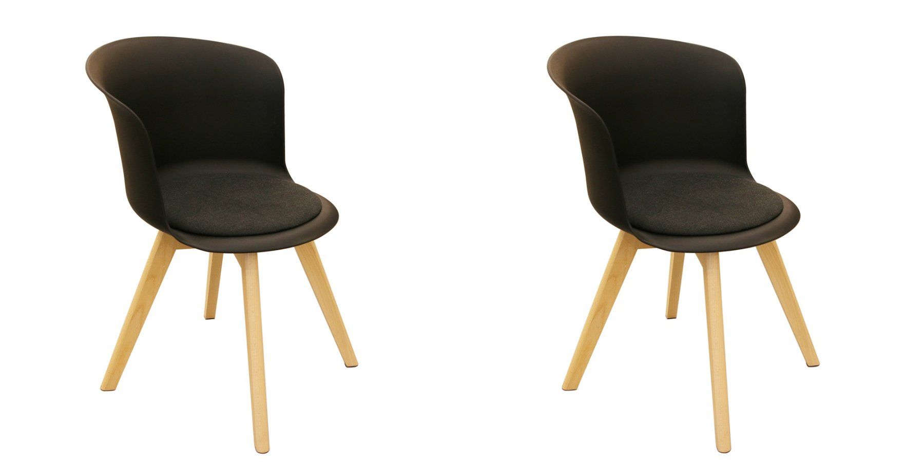 Sedie: Enko Stuhl 2er-Set | Schwarz | Marke: Nordic Chic – Nuovo e nell'imballaggio originale da Bülach venduto da dsp_h49K