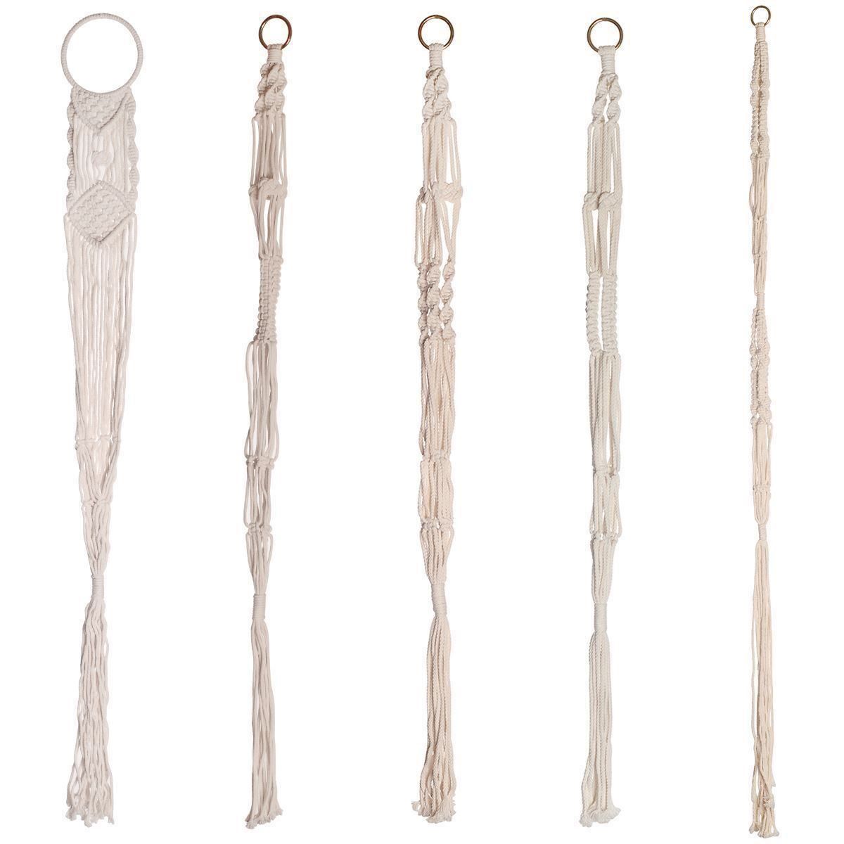 Tutte le decorazioni: 5pcs Makramee Blumenampel Baumwollseil – Nuovo (secondo la descrizione) da Thun venduto da keller001 3