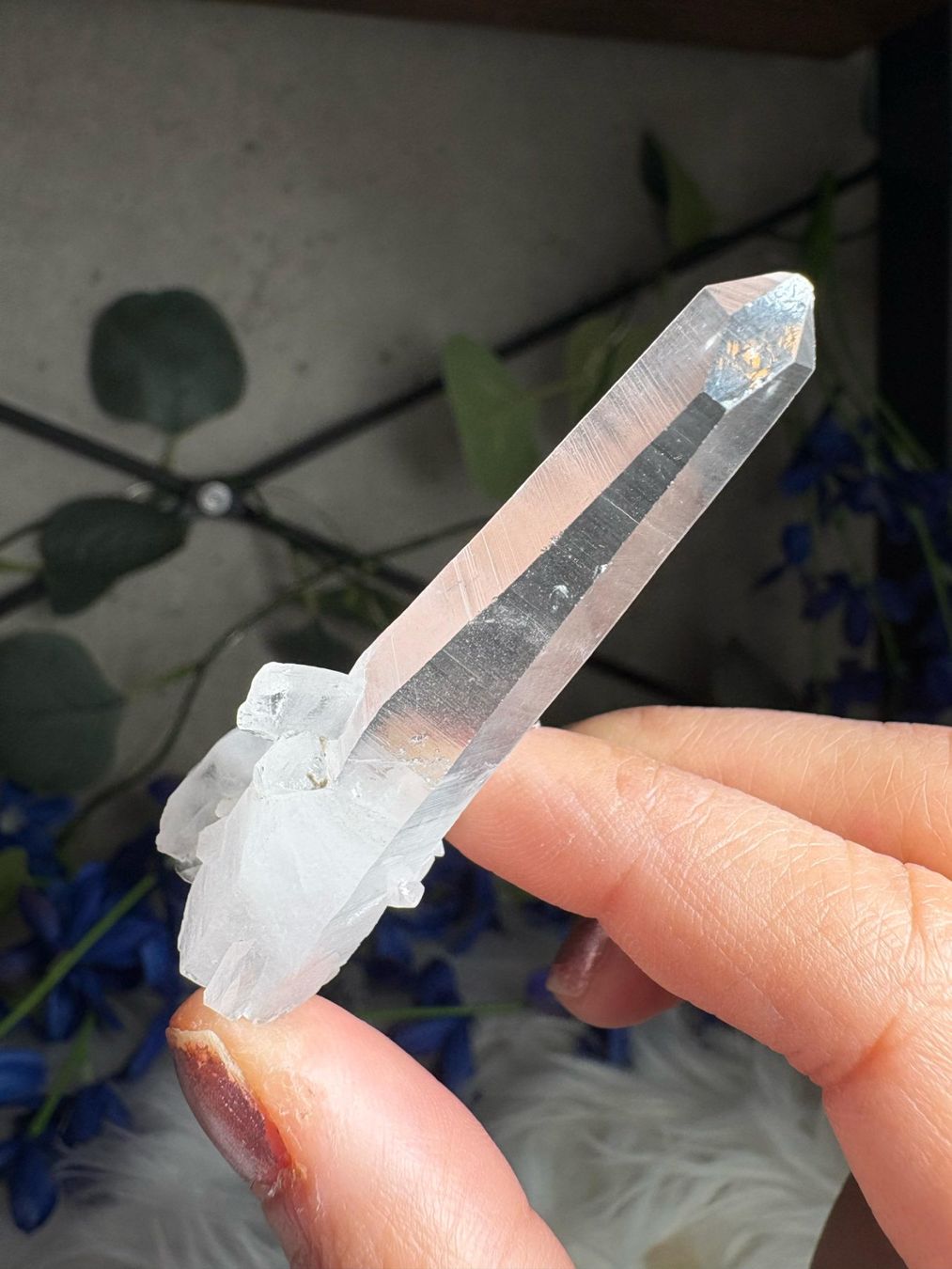 Minerali & Pietre curative: Kolumbianischer Lemurian-Quarz-Cluster – Nuovo (secondo la descrizione) da Neuheim venduto da m.hald 3
