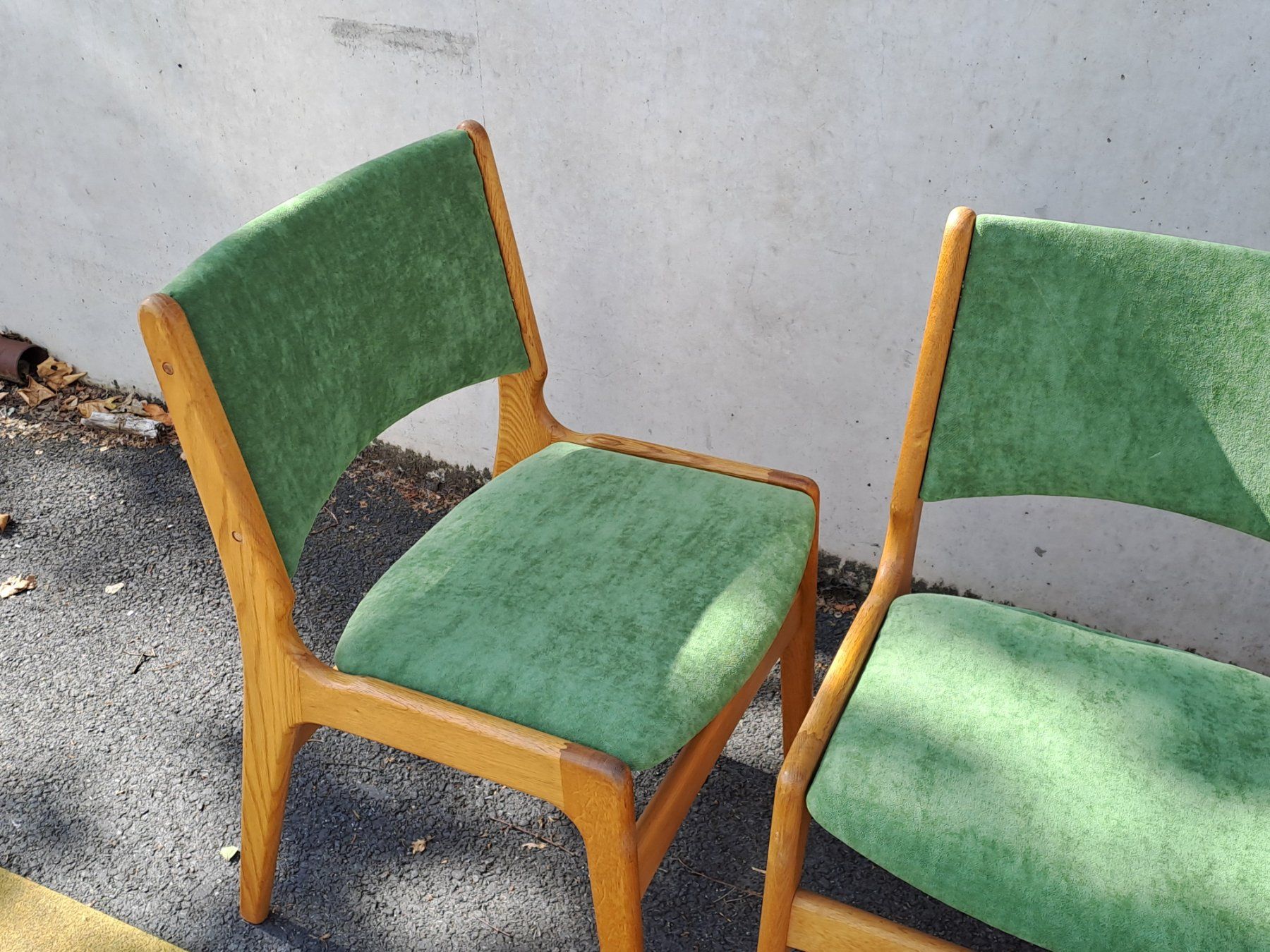 Stühle: 4 chaises danoises vintage design E. Buch 1960 – Gebraucht aus Le Grand-Saconnex von danmarin 8