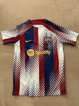 BARCELONA TRAINING Trikot DRI-FIT - WEISS/BLAU/ROT