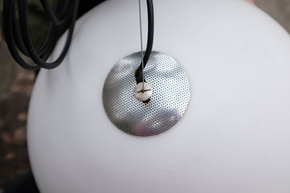 Oluce Lustres & lampes de plafonds: Pendelleuchte Sonora von Oluce in Opalglas | 50cm – D'occasion à Zürich par Soschi-25 3