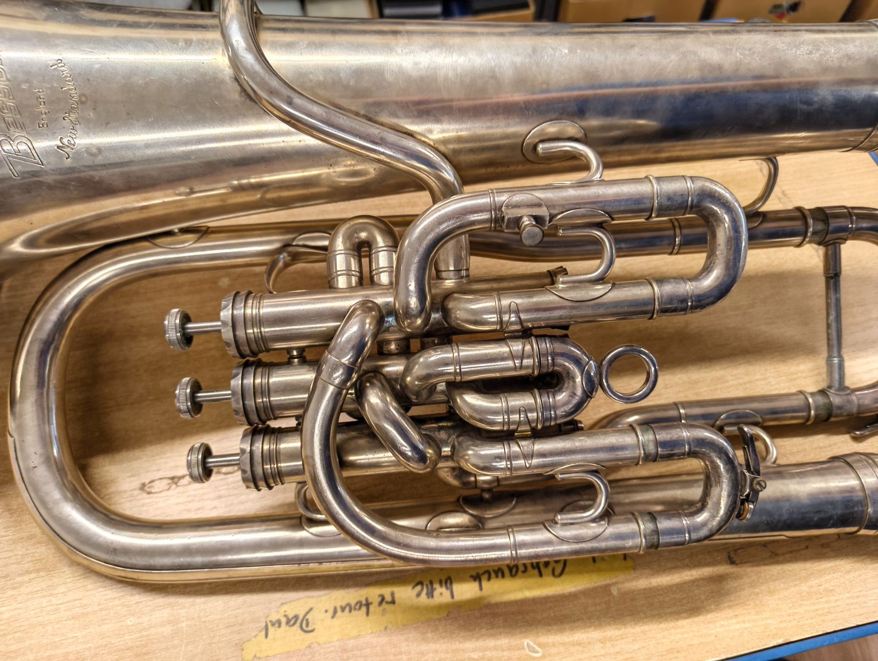 Besson Strumenti musicali: Euphonium Besson New Standard (revisionsbedürftig) – Difettoso da Basel venduto da bk_brockibasel 3