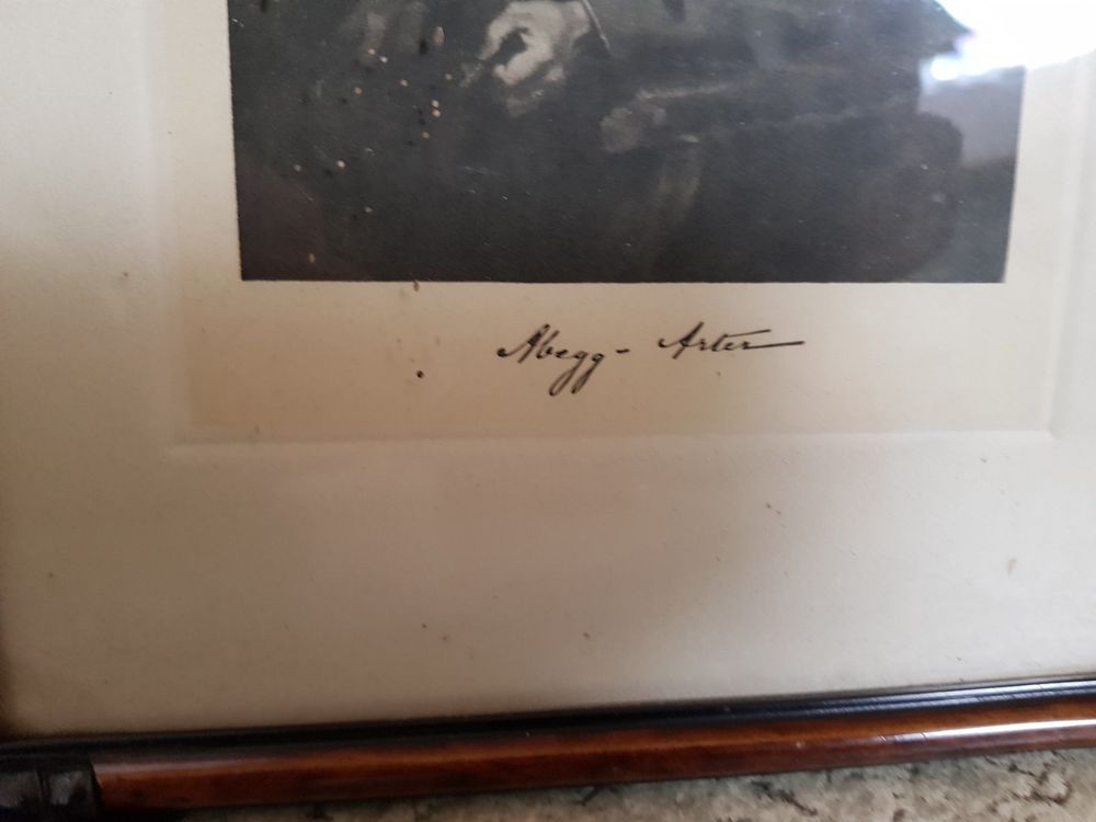 altes PortraitBild von Abegg Arter Kaufen auf Ricardo